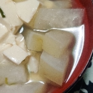 高野豆腐の塩スープ＊ダイエット